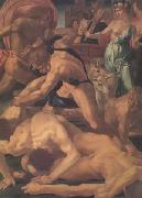 Rosso Fiorentino Moses and the Daughters of Jethro (nn03) oil on canvas